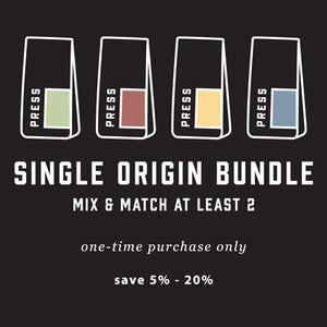 Single origin coffee bundle - mix and match at least 2 bags