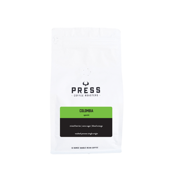Colombia Apontes Guardians Coffee by Press Coffee Roasters | Front View